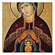 Icône russe peinte découpage Mère de Dieu Aide lors de l'accouchement 18X14 cm s2
