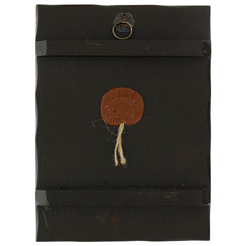 Russian icon Our Lady of Kazan, painted and decoupaged 23x17 cm 4