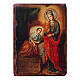Russian icon painted decoupage, Theotokos The Healer 24x18 cm s1