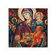 Ícone russo pintado com decoupáge Mãe de Deus da Sarça-ardente 24x18 cm s2