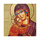 Russian icon decoupage, Virgin of Vladimir 24x18 cm s2