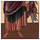 Siebdruck-Ikone, Erzengel Michael, Bogenform, 120x50 cm, Russland s5