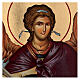 Russian Icon serigraph Archangel Michael arched 120x50 cm s4