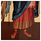 Icona serigrafata Arcangelo Gabriele arco 120x50 cm Russia s4