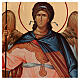 Icon serigraph Angel Gabriel arched 120x50 cm Russia s2