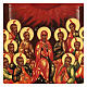 Ícone russo Pentecostes pintado à mão, 14x11 cm s2