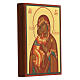 Icono ruso Virgen de Fiodor 14x10 cm Rusia pintado s2