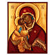 Icône russe Mère de Dieu de Don 14x10 cm Russie peinte s1