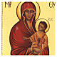 Icona russa dipinta Salus populi romani 14x10 cm s2