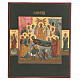 Painted Russian icon Dormition 20th century 30x25 cm s1
