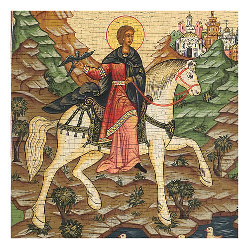 Icon of Saint Tryphon, Czarist Russia, 20th century 30x25 cm 2