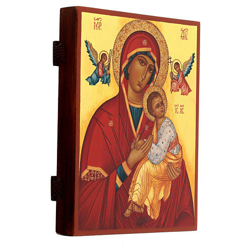 Russian painted icon Our Lady of Perpetual Help 21x18 cm 3