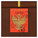 Icona russa antichizzata Madonna Clemente Umilenie dipinta 30x20 cm s4