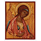Hand-painted Russian icon of Saint Michael by Rublev 14x10 cm s1