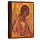 Icona russa San Michele Rublev dipinta mano 14X10 cm s3