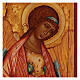 Ícone russo São Miguel de Rublev pintado à mão 14x10 cm s2