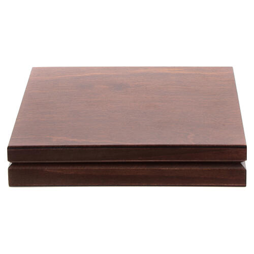 Icona russa Madonna Korsun dipinta manto rosso 14x10 cm 6