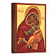 Icono ruso Virgen Clemente pintado fondo oro 14x10 cm s3