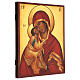 Icono ruso Virgen del Don pintado a mano 30x40 cm s3