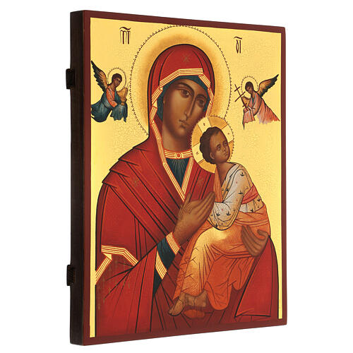 Hand-painted Russian icon of Our Lady of Perpetual Help 35x30 cm 3