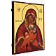 Ícone pintado à mão Nossa Senhora da Ternura 39,5x50 cm s3
