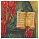 Ícone russo pintado Cristo Pantocrator 18x24 cm s3