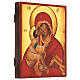 Icono Virgen de Don Rusia pintado 18x24 cm s3