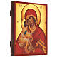 Ícone russo pintado Nossa Senhora do Don 18x24 cm s3