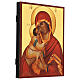 Icono Virgen del Don Rusia pintado 20x30 cm s3