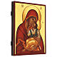 Icona Madonna di Jachroma Russia dipinta 20x30 cm s3
