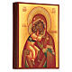 Ícone Fiodorovskaya da Mãe de Deus pintado Rússia 14x10 cm s3