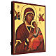 Icono pintado Virgen de la Pasión Rusia 40x30 cm s3