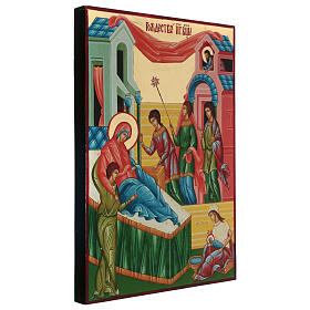 Icons of the Twelve Great Feasts set Russian silk-screened 40x30 cm
