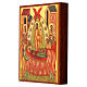 Hand-painted Russian icon of the Dormition of the Mother of God 5.5x4 in s2