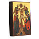 Hand-painted Russian icon of the Deposition of the Cross 5.5x4 in s2