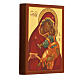 Icona dipinta russa Madonna della Tenerezza 14x10cm s2