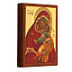 Ícone russo pintado Nossa Senhora da Ternura 14x10 cm s2