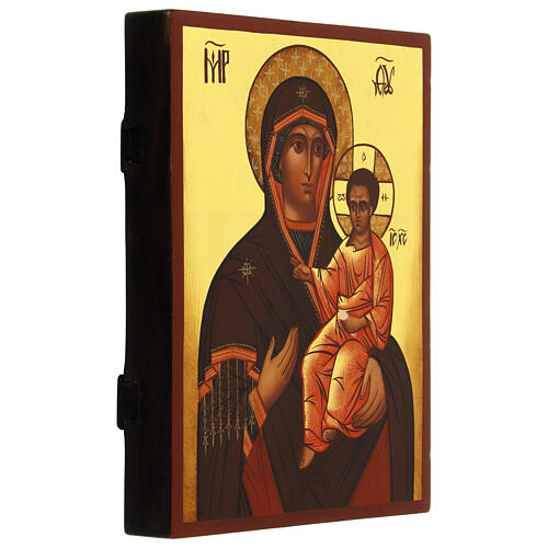 Russian icon of the Mother of God of Iver 8x7 in 3