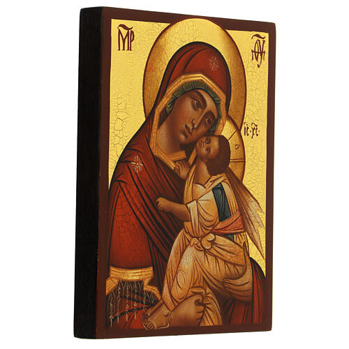 Icona russa 18x14 cm Madonna ''Più Onorabile'' 3
