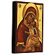 Icona russa 18x14 cm Madonna ''Più Onorabile'' s3