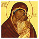 Icône russe Mère de Dieu de Iaroslav 18x14 cm s2