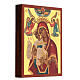 Russian painted icon of the Holy Virgin Dostoyno Est, 5.5x4 in s3