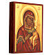 Icono ruso Virgen de Tolga pintado 14x10 cm s3