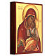 Russische gemalte Ikone Madonna von Jachroma, 14x10 cm s3