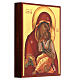 Icono pintado ruso Virgen de Jachroma 14x10 cm s3