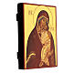 Russian painted icon of the Mother of God of Jaroslav, 8x7 in s3