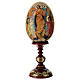 Russian Resurrection egg hand painted wood total height 29 cm s1