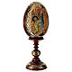 Russian Resurrection egg hand painted wood total height 29 cm s4