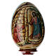 Hand-painted Russian egg, Resurrection of Christ, total height 17 in s2
