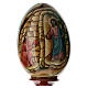 Hand painted Russian egg Resurrection Christ total height 43 cm s2